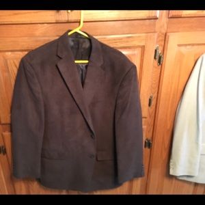 Men’s Brown Suede Like XL Sportcoat